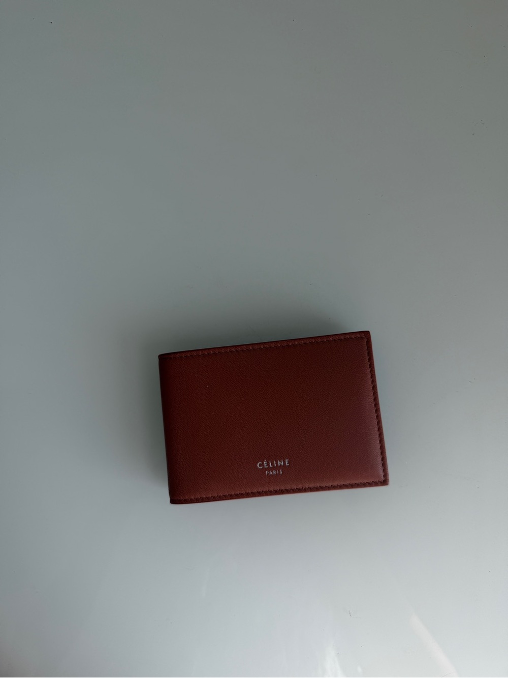 NWT Celine Trifold Bicolor Card Holder